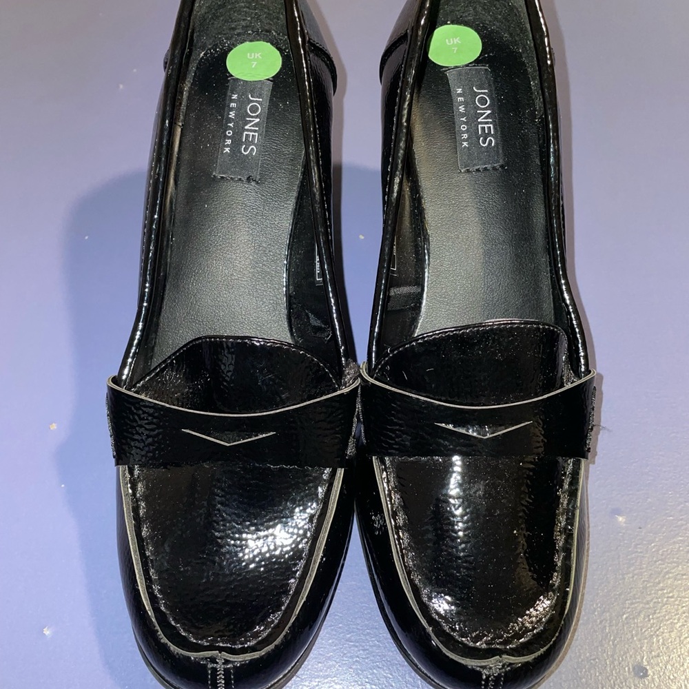 Jones New York Shiny Black style name cypress Women's Loafers